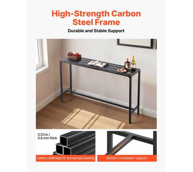 Lauko baro stalas 160 x 37,5 cm2