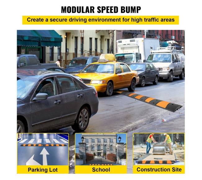 Guminė greičio ribojimo kalnelė, dviejų kanalų1