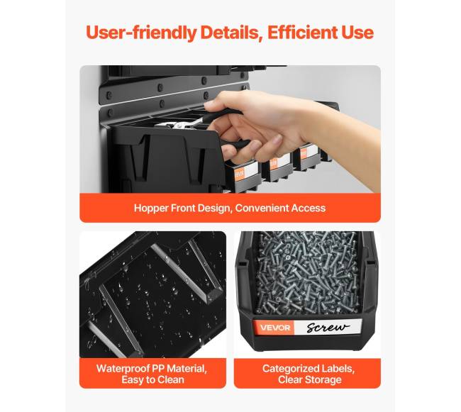 Sieniniai laikymo konteineriai, 12 plastikiniai5