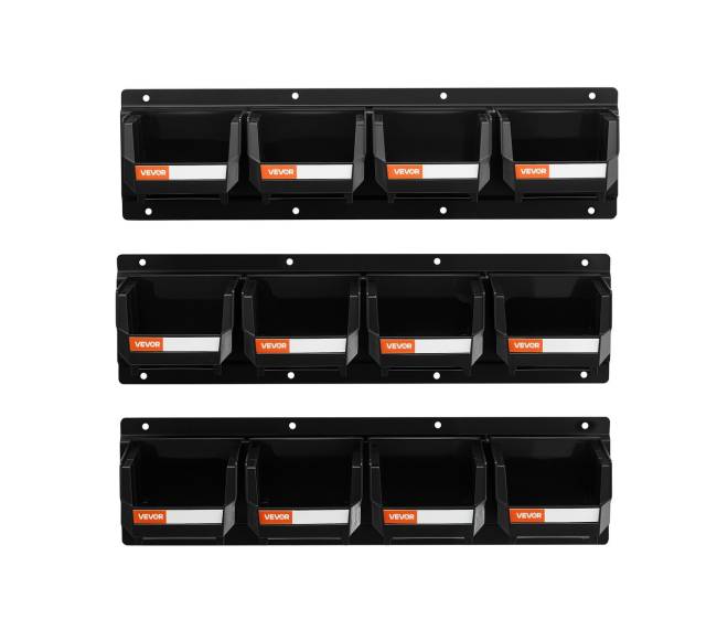 Sieniniai laikymo konteineriai, 12 plastikiniai9