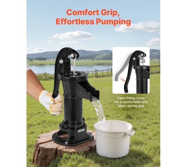 Šulinio rankinis vandens siurblys3