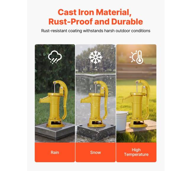 Šulinio rankinė vandens pompa2