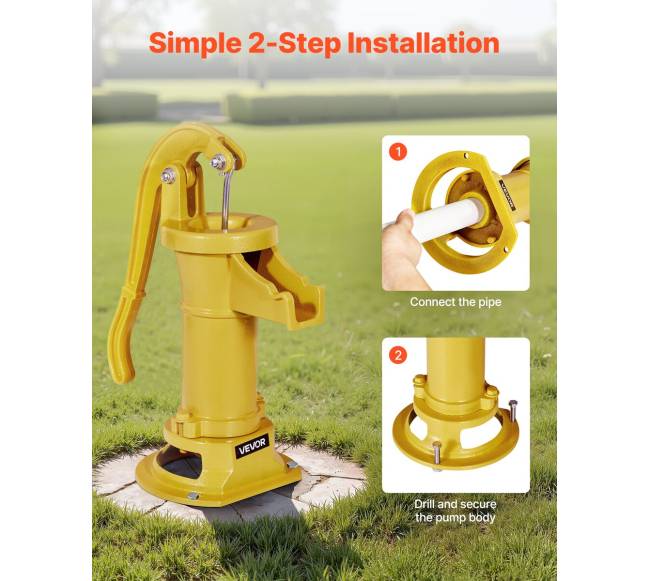 Šulinio rankinė vandens pompa4