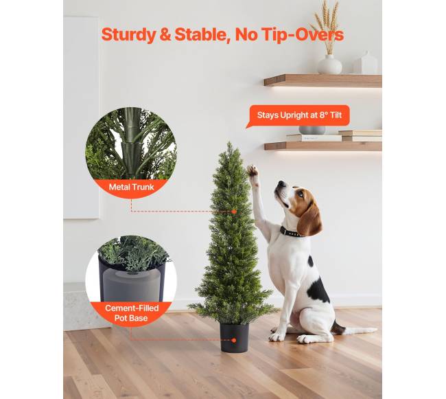 Dirbtiniai kadagiai, 2 vnt. rinkinys 914 mm5