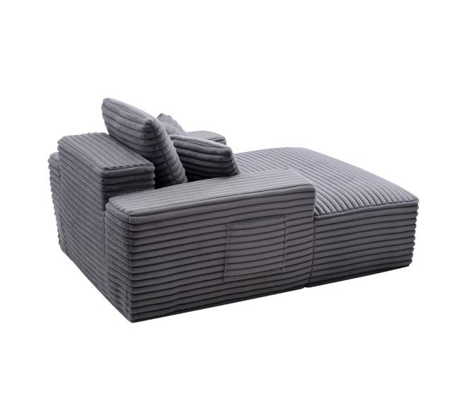 Moderni minkšta gultai su pagalvėmis0