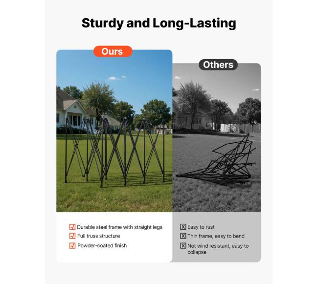 Nešiojamas purškimo palapinės tentas, 587 x 398 x 178 cm3