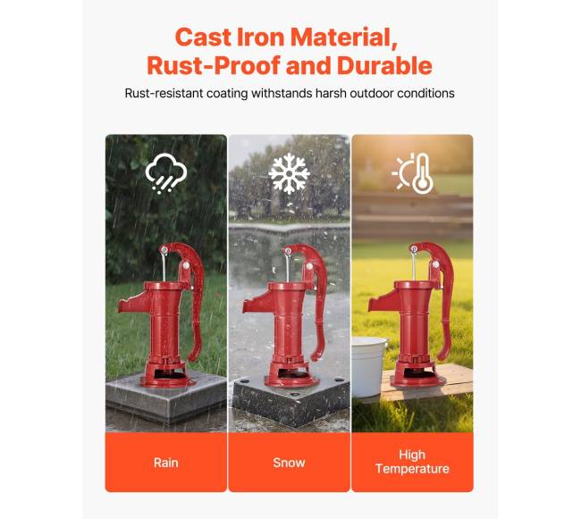 Rankinė šulinio pompa iš ketaus2