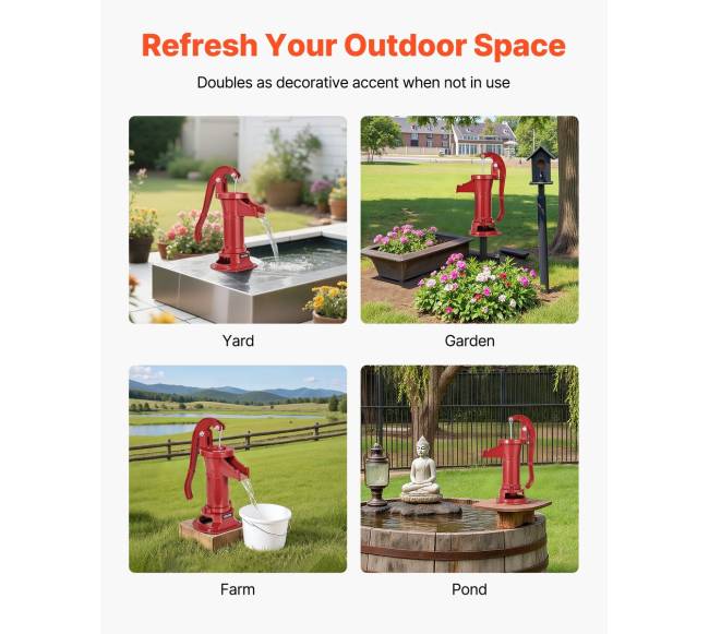 Rankinė šulinio pompa iš ketaus5