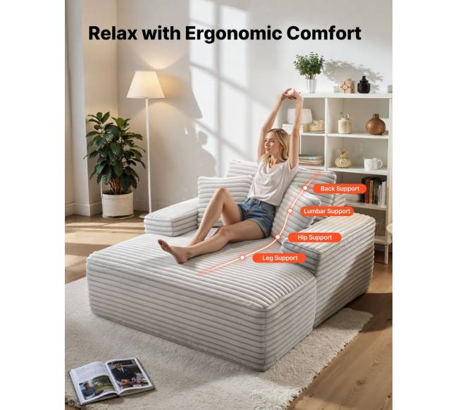 Modernus fotelis-gultas su pagalvėmis1