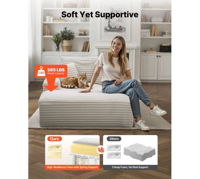 Modernus fotelis-gultas su pagalvėmis3