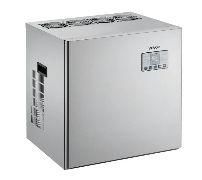 Komercinis ledo gaminimo aparatas 181 kg per dieną0