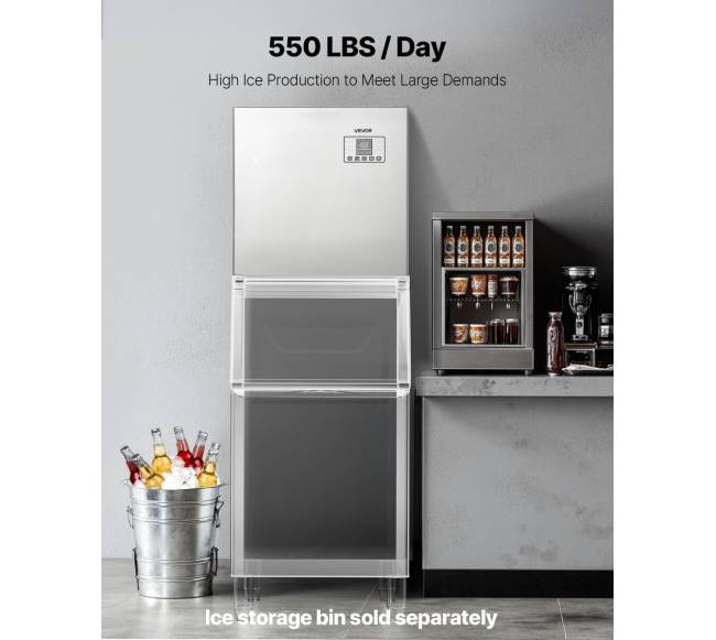 Restoranui ledų gaminimo įrenginys 250 kg per dieną2