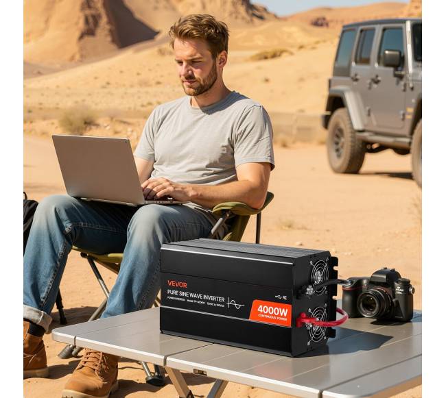 4000W galios keitiklis automobiliams ir RV7