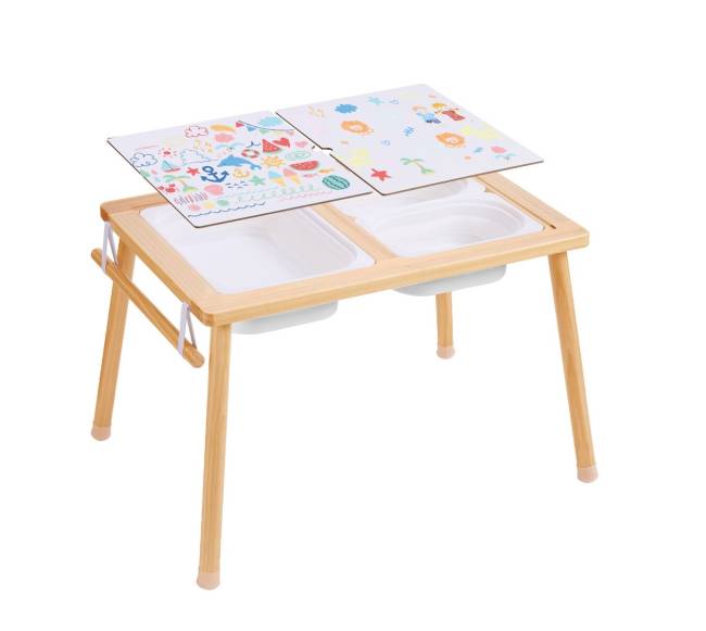 Vaikų sensorinis stalas smėliui ir vandeniui0