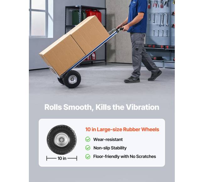 Vežimėlis kroviniams su neslystančiais ratukais2