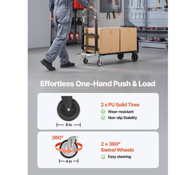 Sulankstomas krepšio vežimėlis 2 in 12