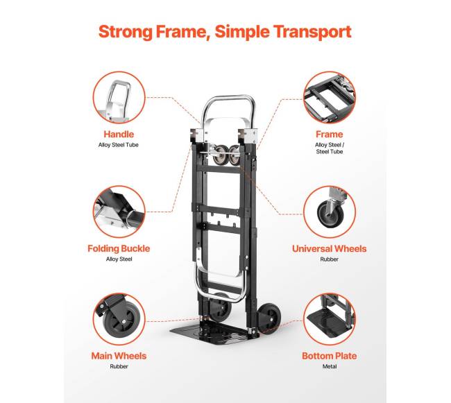 Sulankstomas krepšio vežimėlis 2 in 13
