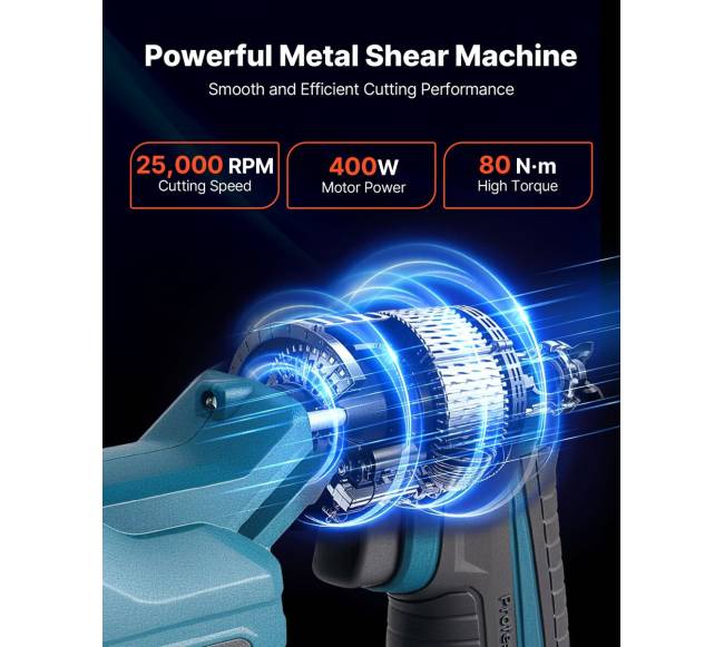 Metalo kirpimo žirklės su pasukamu galvute1