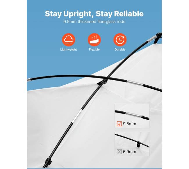 Nešiojamasis dažymo palapinė, 295 x 292 x 202 cm3