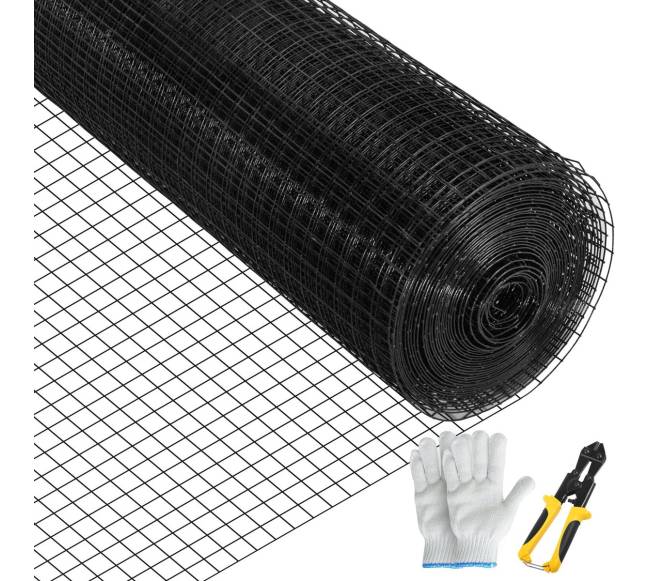 Plieninė sodo viela su pirštinėmis0