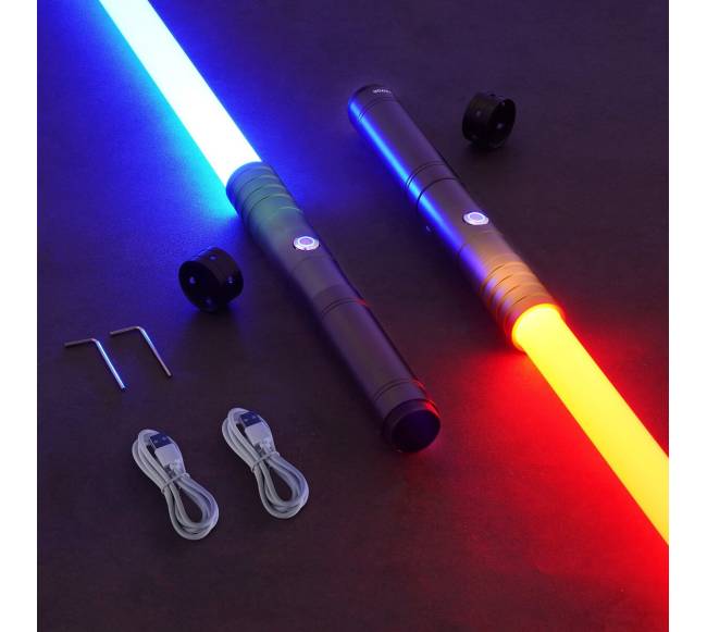 Šviesos kardų rinkinys su spalvomis ir garsais0