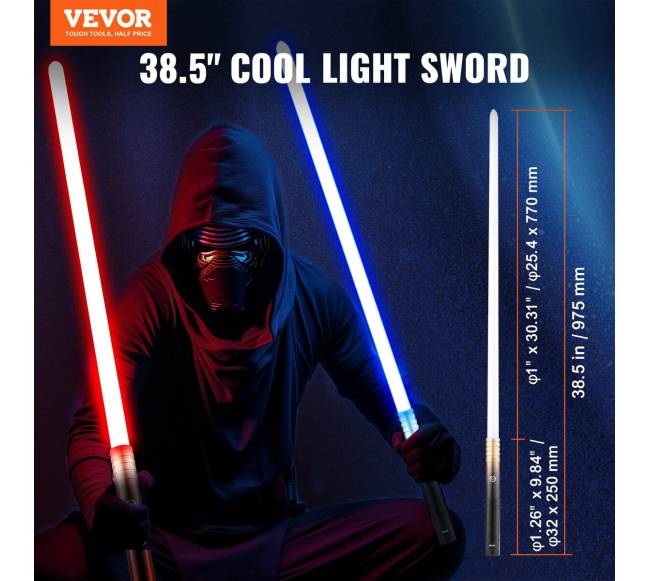 Šviesos kardų rinkinys su spalvomis ir garsais1