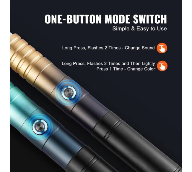 Šviesos kardų rinkinys su spalvomis ir garsais5