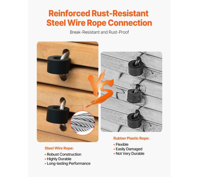 Medinis sodo takas, 244 cm x 43 cm2