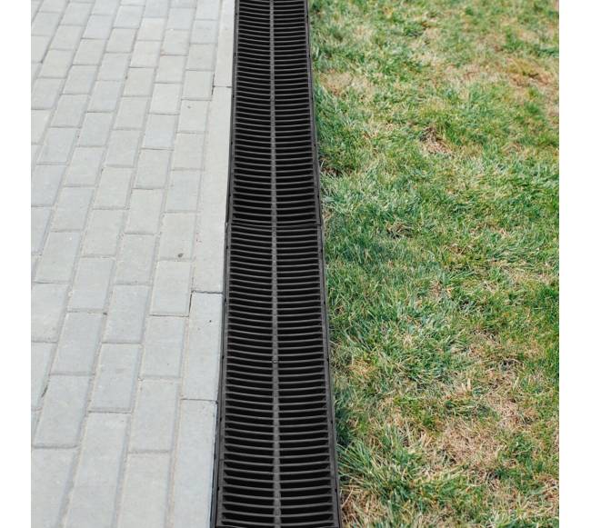 drenažo kanalų rinkinys su plastikine grotele7