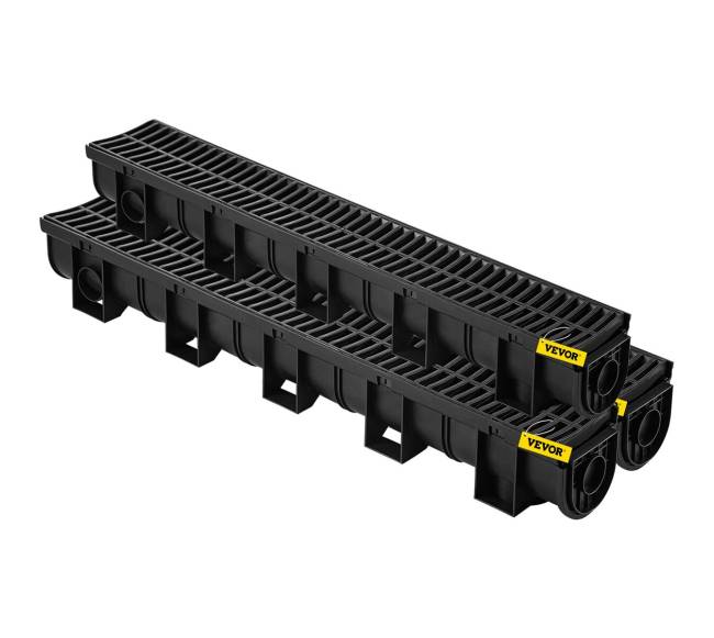 drenažo kanalų rinkinys su plastikine grotele8