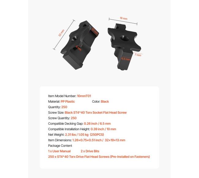 250 vnt. slaptkonstrukciniai kaiščiai lentoms6