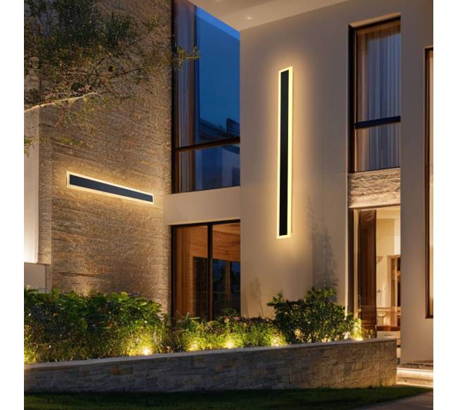 Lauko sieniniai šviestuvai, 2 vnt., 1000 mm ilgio0