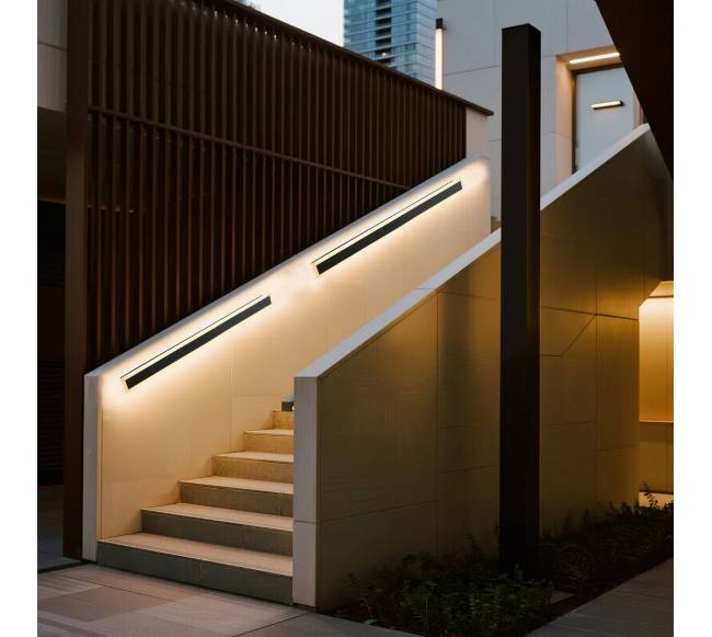 Lauko sieniniai šviestuvai, 2 vnt., IP65, 3000K7