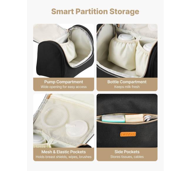 Nešiojama pientraukio rankinė su kilimėliu4