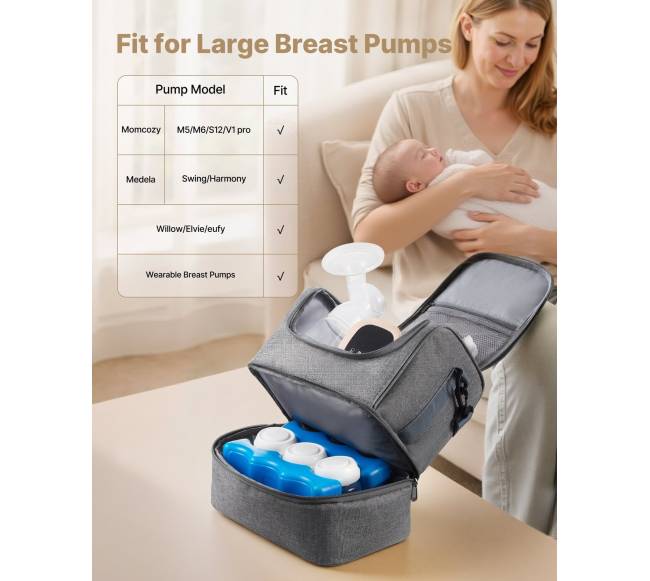 Krūtų siurblio krepšys su ledo paketu1