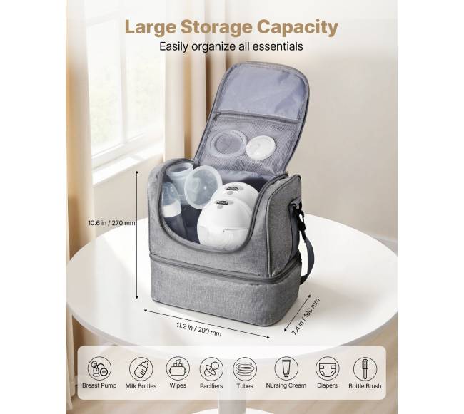 Krūtų siurblio krepšys su ledo paketu3