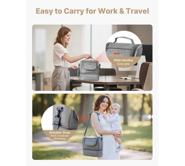 Krūtų siurblio krepšys su ledo paketu5