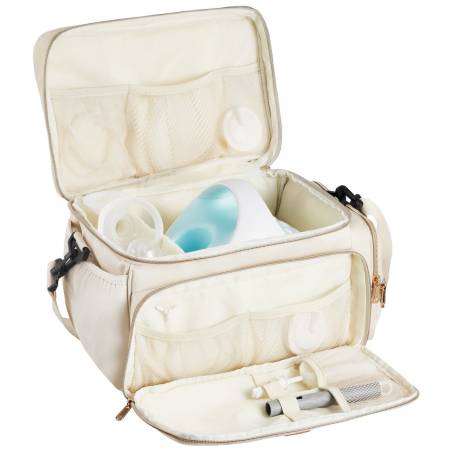 Krūtinės siurblio krepšys su vandeniui atsparia kilimėliu0