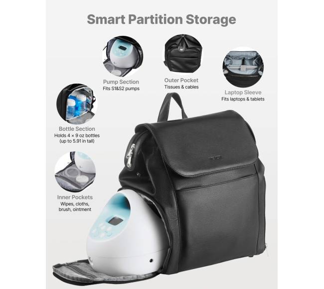 Krūties pompos kuprinė su ledo paketu4