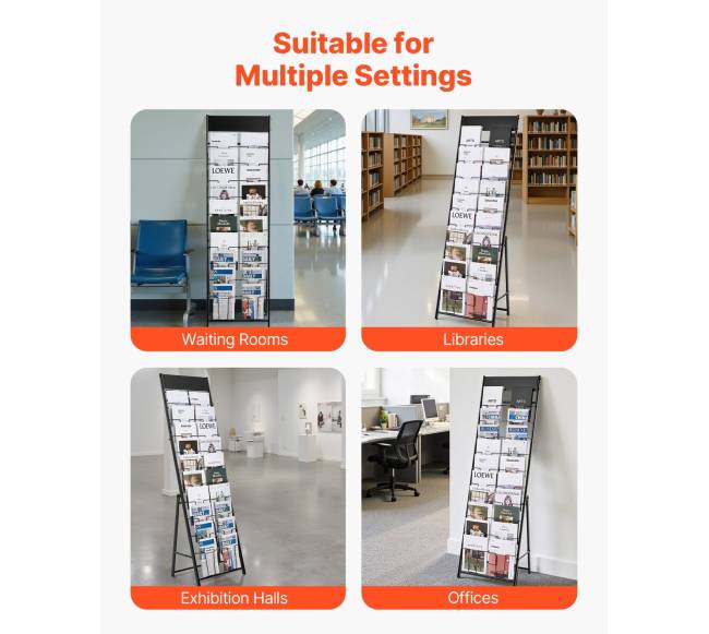 Brošiūrų stovas su 20 kišenių5