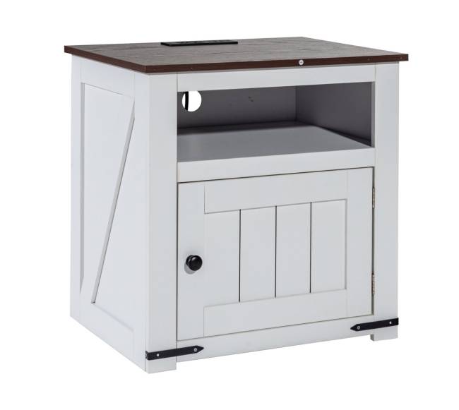 Sodybos stiliaus staliukas su USB prievadais8