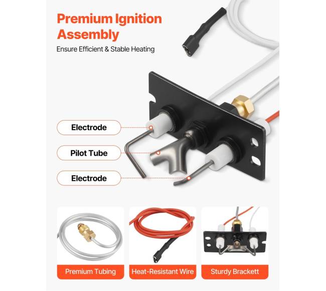 Dujų uždegimo mazgas Heatilator, Heat & Glo1