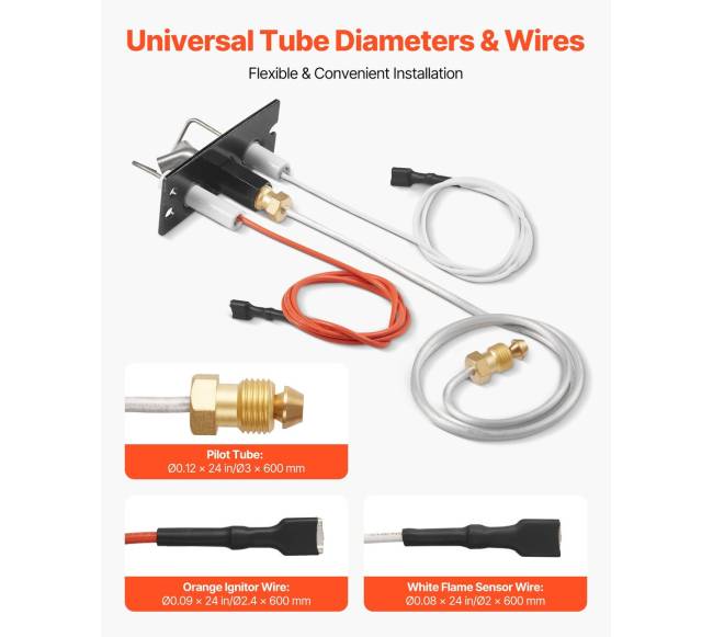 Dujų uždegimo mazgas Heatilator, Heat & Glo5