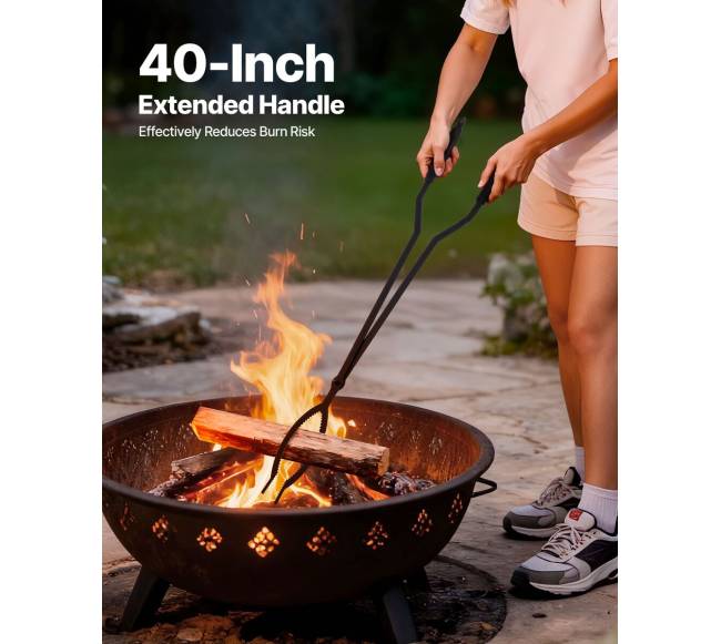 Židinio įrankių rinkinys su stoveliu juodas3