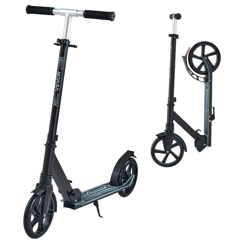 Juodas paspirtukas suaugusiems ir vaikams0