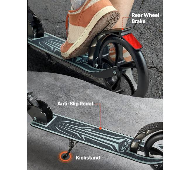 Juodas paspirtukas suaugusiems ir vaikams4