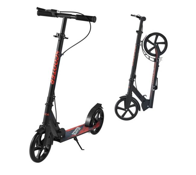 Vaikiškas paspirtukas su reguliuojamu vairu0