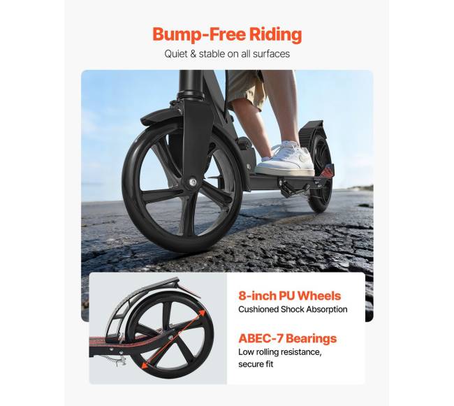 Vaikiškas paspirtukas su reguliuojamu vairu2