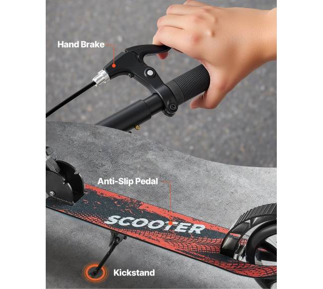 Vaikiškas paspirtukas su reguliuojamu vairu4