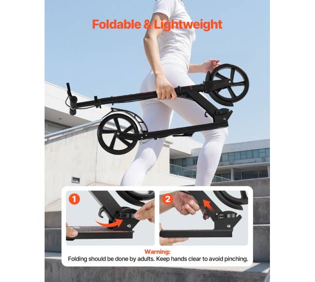 Vaikiškas paspirtukas su reguliuojamu vairu5